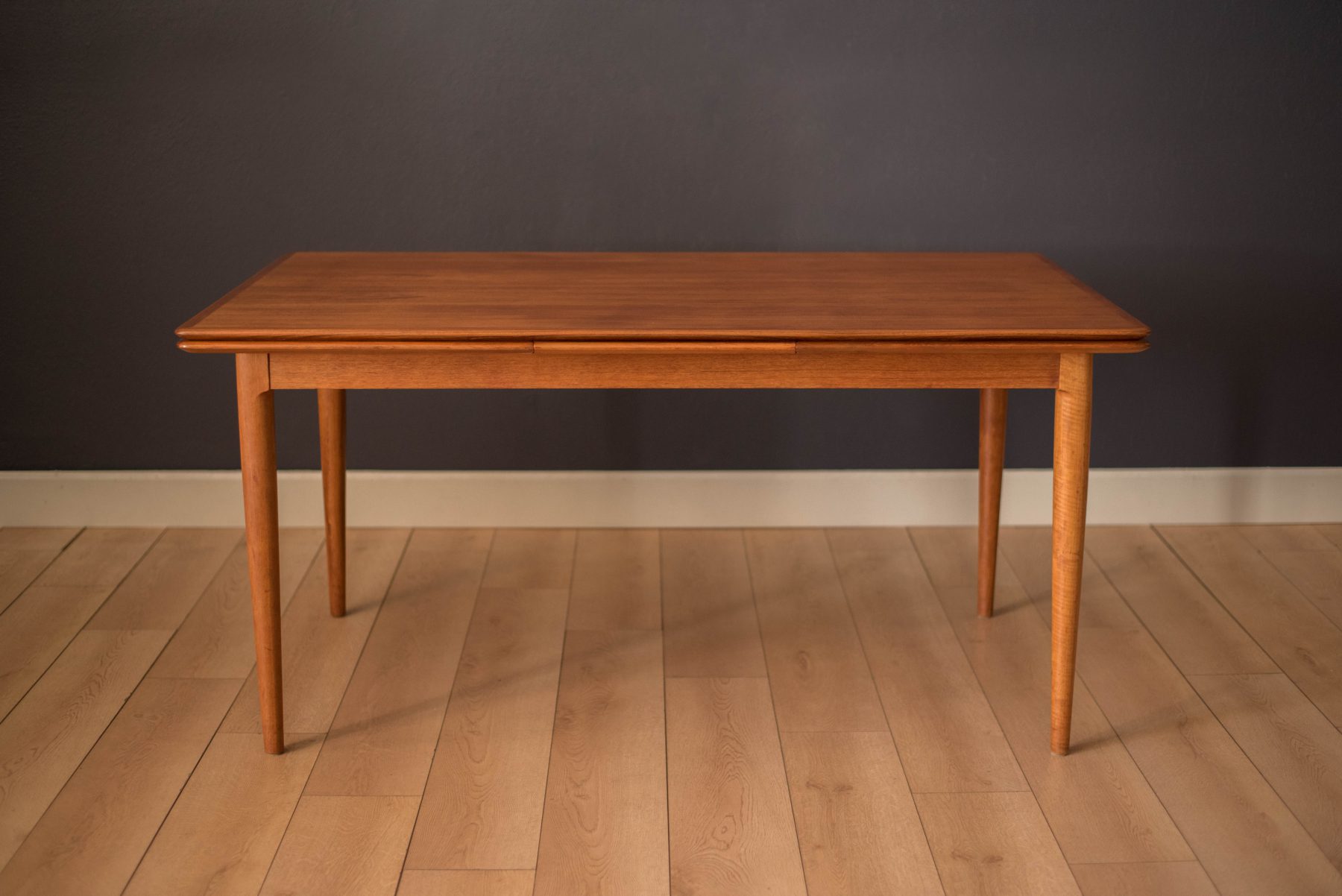 Mid Century Scandinavian Expandable Dining Table Mid Century Maddist