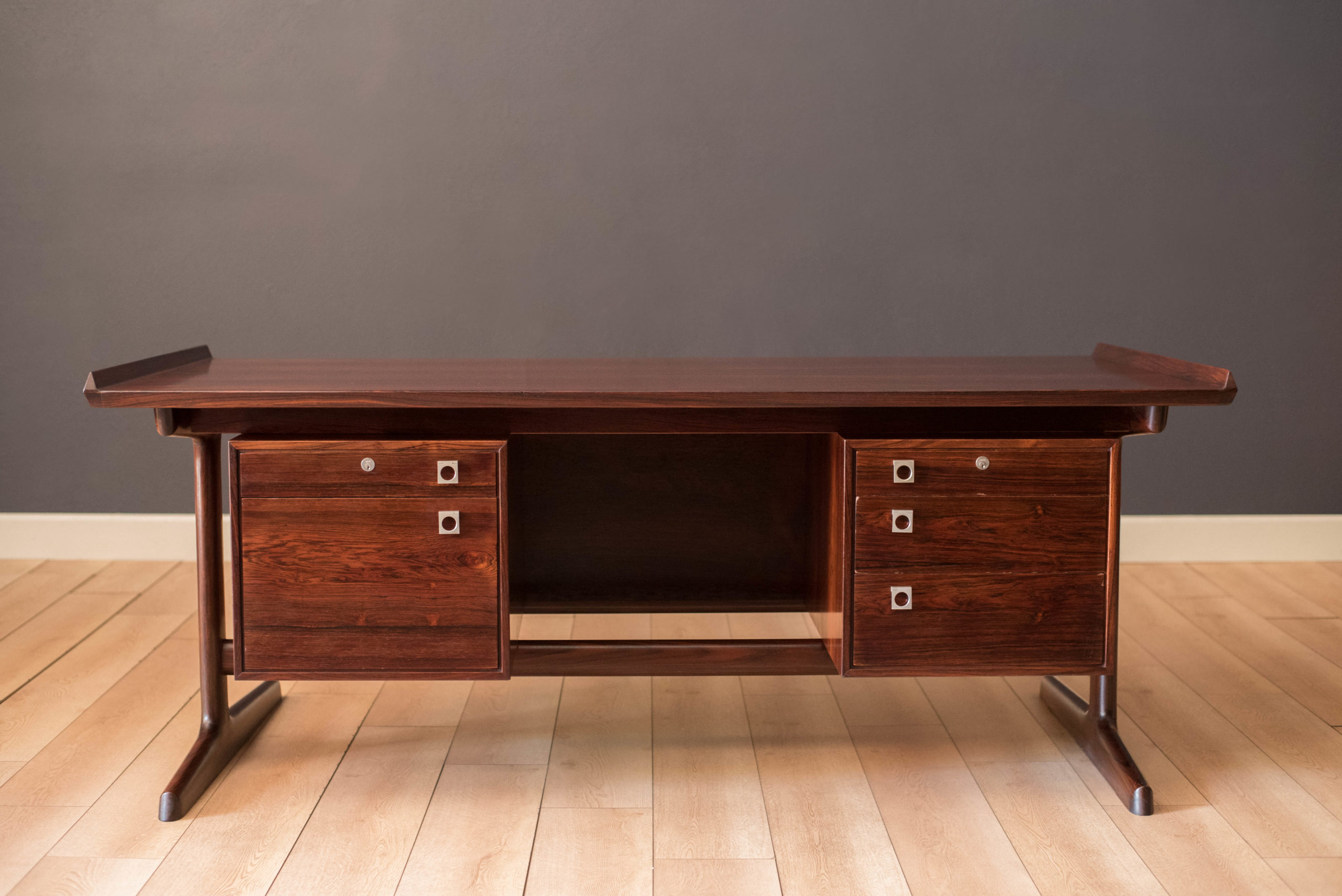 Danish Modern Rosewood Centerpiece/Fruit Bowl