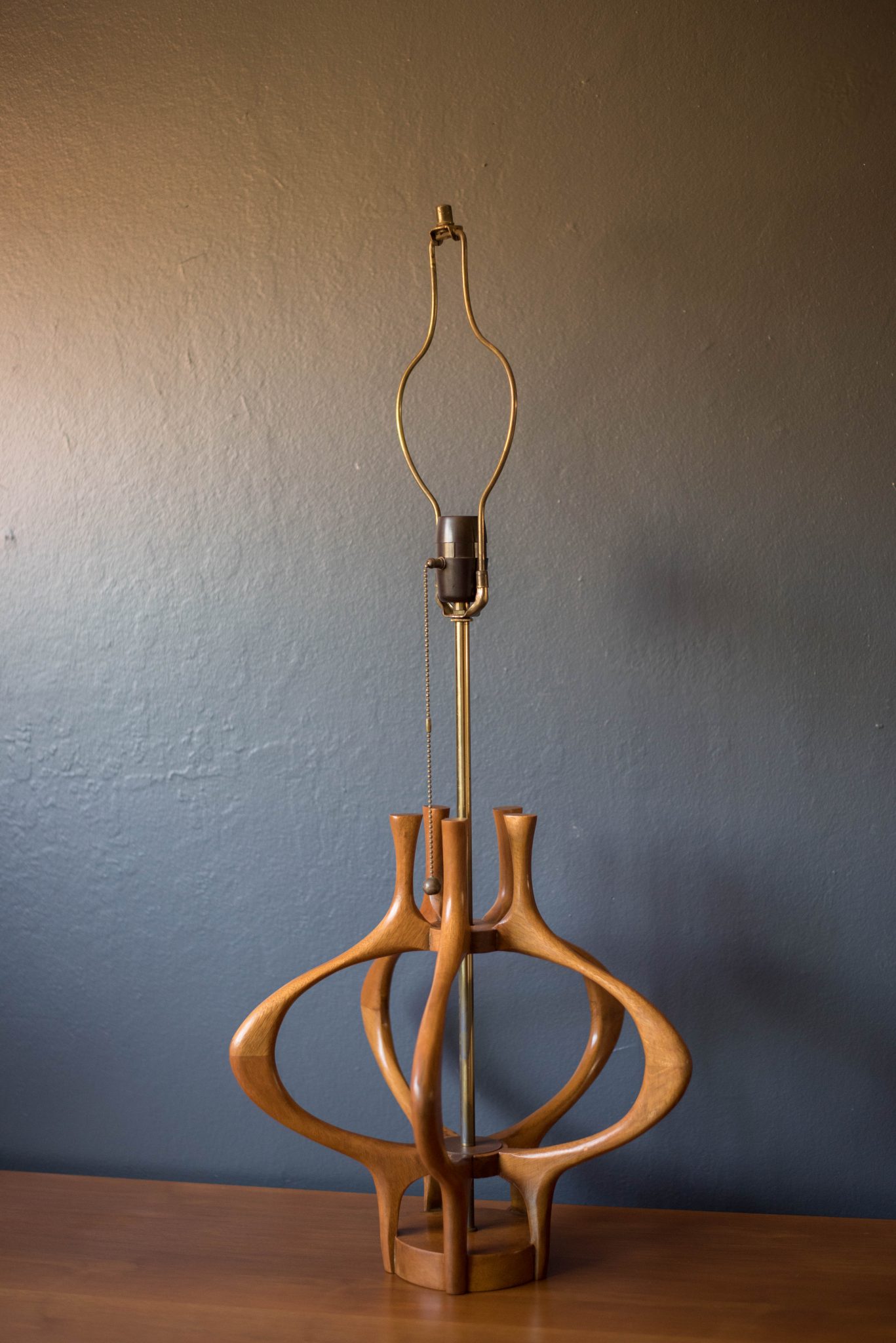 Sculptural Tall Mid Century Modeline Lamp - Mid Century Maddist