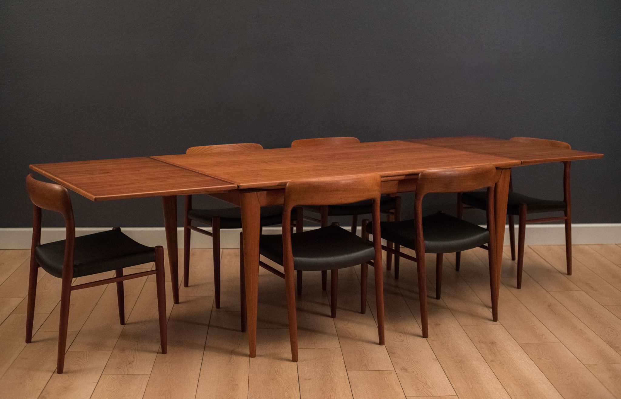 Danish Niels Otto Moller Teak Dining Table - Mid Century Maddist