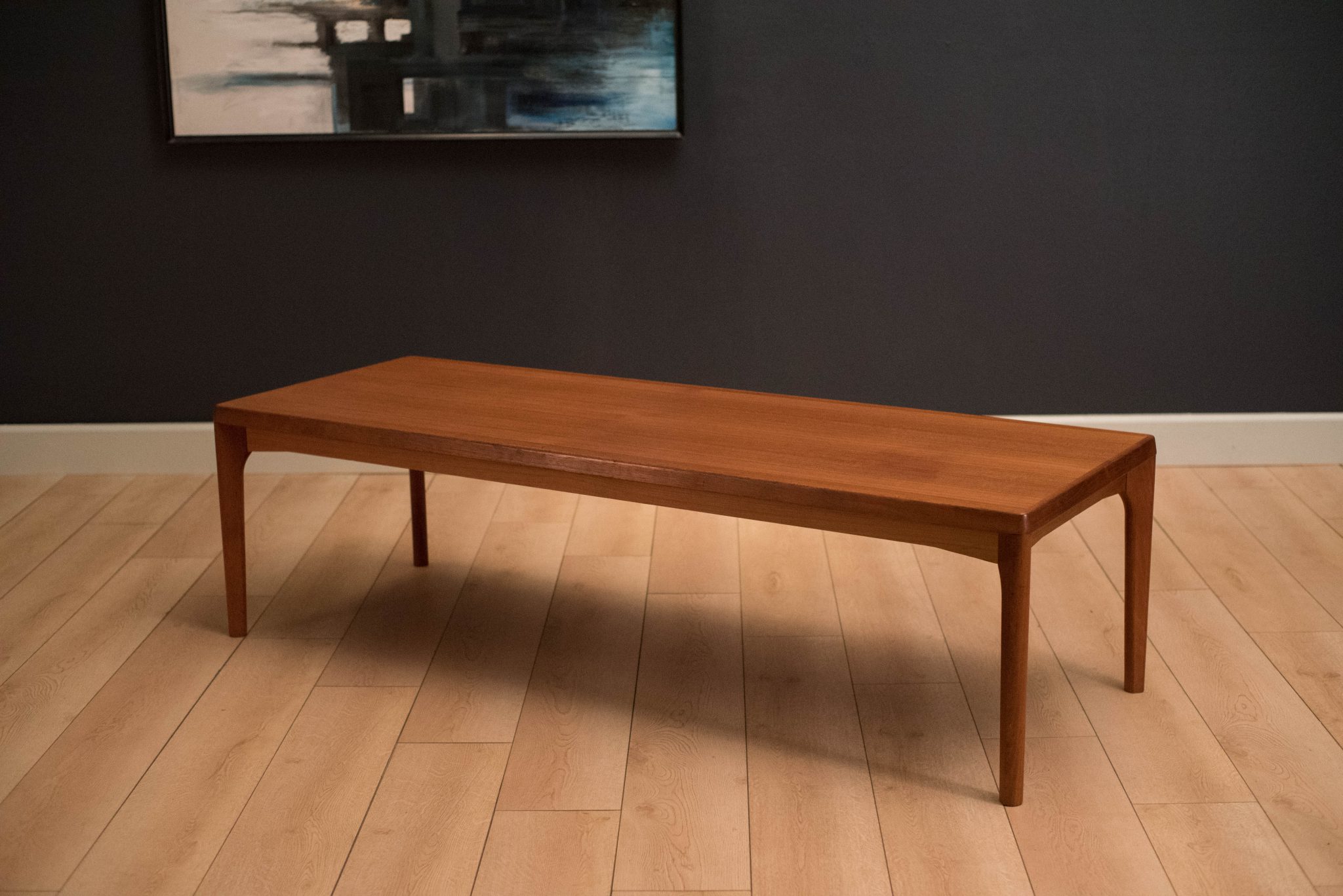 Vintage Danish Teak Coffee Table by Henning Kjaernulf ...