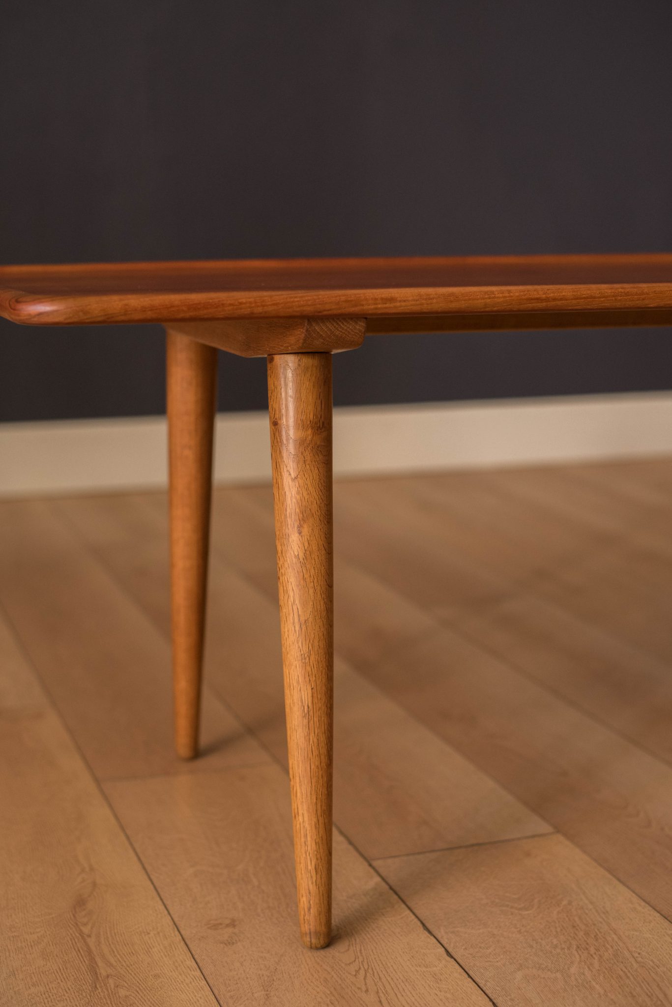 Vintage Danish AT-11 Solid Teak Coffee Table by Hans J. Wegner - Mid ...